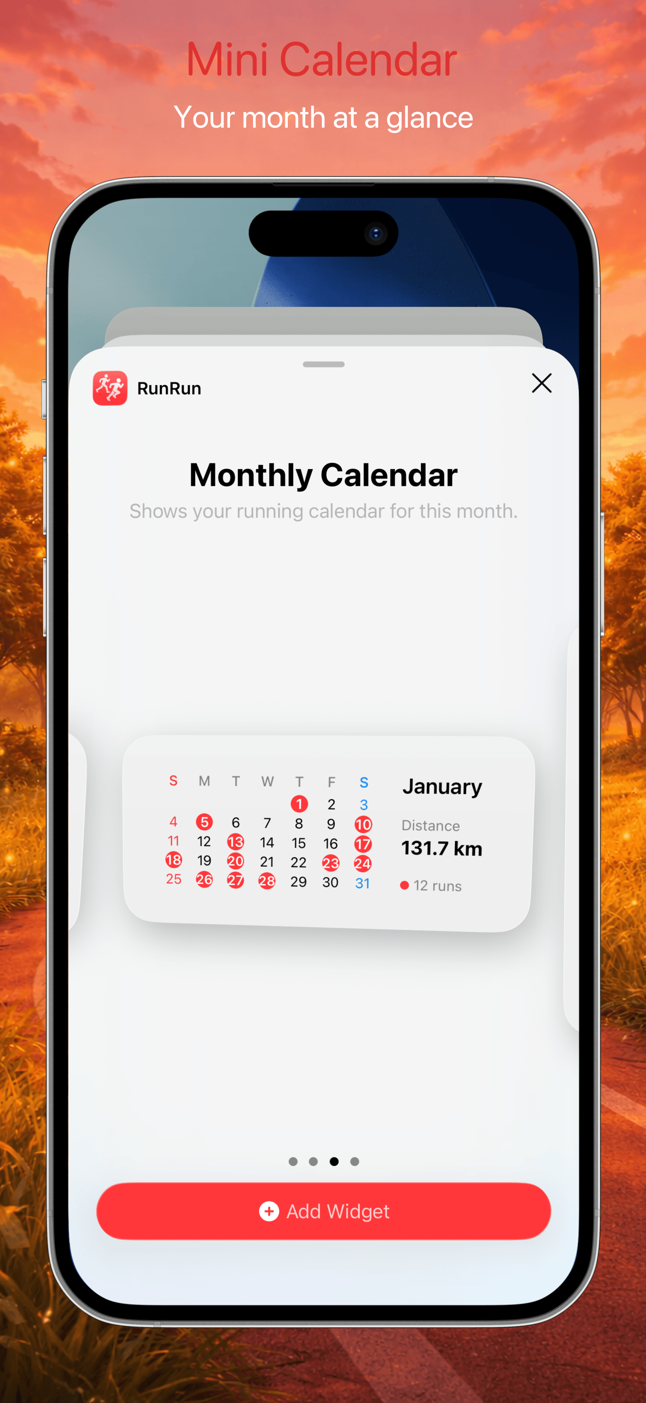 Mini Calendar Widget